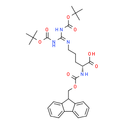 ChemSpider 2D Image | Fmoc-D-Arg(Boc)2-OH | C31H40N4O8