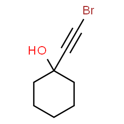 ChemSpider 2D Image | 1-(Bromoethynyl)cyclohexanol | C8H11BrO