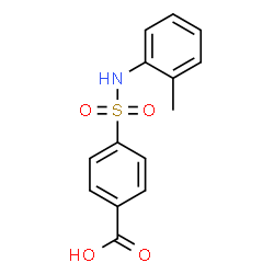 ChemSpider 2D Image | 4-[(2-Methylphenyl)sulfamoyl]benzoic acid | C14H13NO4S