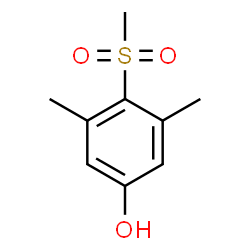 ChemSpider 2D Image | 3,5-Dimethyl-4-(methylsulfonyl)phenol | C9H12O3S