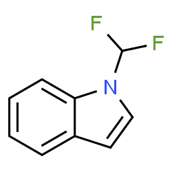ChemSpider 2D Image | 1-(Difluoromethyl)-1H-indole | C9H7F2N