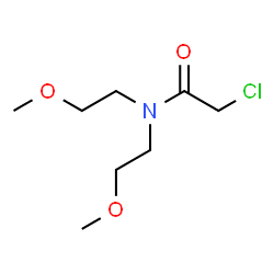 ChemSpider 2D Image | 2-Chloro-N,N-bis(2-methoxyethyl)acetamide | C8H16ClNO3