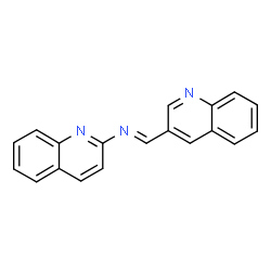 ChemSpider 2D Image | N-(Quinolin-3-ylmethylene)quinolin-2-amine | C19H13N3