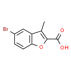 ChemSpider 2D Image | 5-Bromo-3-methyl-benzofuran-2-carboxylic acid | C10H7BrO3