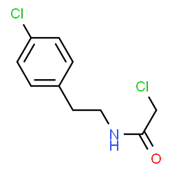 ChemSpider 2D Image | 2-Chloro-N-(4-chlorophenethyl)acetamide | C10H11Cl2NO