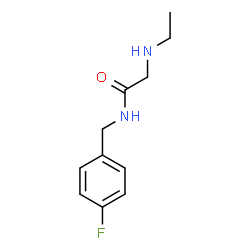 ChemSpider 2D Image | N~2~-Ethyl-N-(4-fluorobenzyl)glycinamide | C11H15FN2O