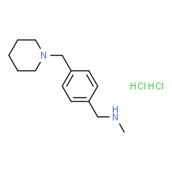 ChemSpider 2D Image | N-methyl-N-[4-(piperidin-1-ylmethyl)benzyl]amine dihydrochloride | C14H24Cl2N2