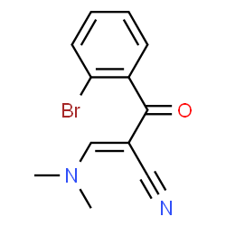ChemSpider 2D Image | (2E)-2-(2-Bromobenzoyl)-3-(dimethylamino)acrylonitrile | C12H11BrN2O