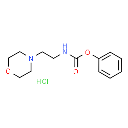 ChemSpider 2D Image | phenyl (2-morpholinoethyl)carbamate hydrochloride | C13H19ClN2O3