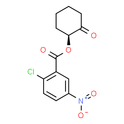 ChemSpider 2D Image | (1S)-2-Oxocyclohexyl 2-chloro-5-nitrobenzoate | C13H12ClNO5