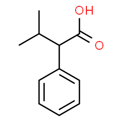 ChemSpider 2D Image | 3-Methyl-2-phenylbutanoic acid | C11H14O2