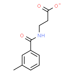 ChemSpider 2D Image | 3-[(3-Methylbenzoyl)amino]propanoate | C11H12NO3