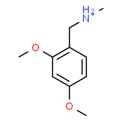 ChemSpider 2D Image | (2,4-Dimethoxyphenyl)-N-methylmethanaminium | C10H16NO2