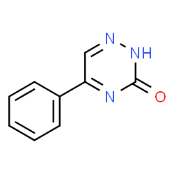 ChemSpider 2D Image | 5-Phenyl-1,2,4-triazin-3(2H)-one | C9H7N3O