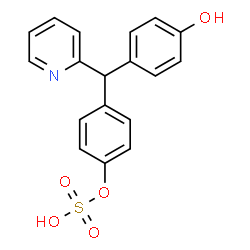 ChemSpider 2D Image | PICOMONOSULFATE | C18H15NO5S