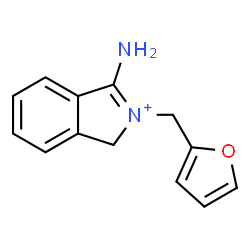 ChemSpider 2D Image | 2-(2-Furylmethyl)isoindolin-1-iminium | C13H13N2O