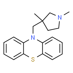 ChemSpider 2D Image | Dimelazine | C19H22N2S