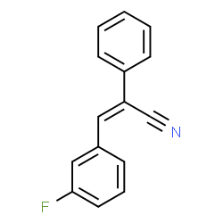 ChemSpider 2D Image | (2Z)-3-(3-Fluorophenyl)-2-phenylacrylonitrile | C15H10FN