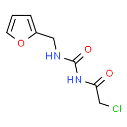 ChemSpider 2D Image | 1-(2-Chloro-acetyl)-3-furan-2-ylmethyl-urea | C8H9ClN2O3