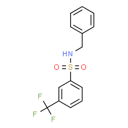 ChemSpider 2D Image | N-Benzyl-3-(trifluoromethyl)benzenesulfonamide | C14H12F3NO2S