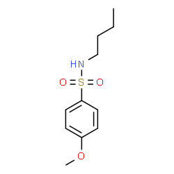 ChemSpider 2D Image | N-Butyl-4-methoxybenzenesulfonamide | C11H17NO3S