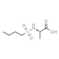 ChemSpider 2D Image | N-(Butylsulfonyl)-L-alanine | C7H15NO4S