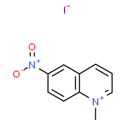 ChemSpider 2D Image | 1-Methyl-6-nitroquinolinium iodide | C10H9IN2O2