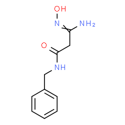 ChemSpider 2D Image | 3-Amino-N-benzyl-3-(hydroxyimino)propanamide | C10H13N3O2