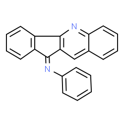 ChemSpider 2D Image | Indeno[1,2-b]quinolin-11-ylidene-phenyl-amine | C22H14N2