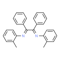 ChemSpider 2D Image | (1E,2E)-N,N'-Bis(2-methylphenyl)-1,2-diphenyl-1,2-ethanediimine | C28H24N2