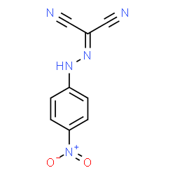 ChemSpider 2D Image | [(4-Nitrophenyl)hydrazono]malononitrile | C9H5N5O2