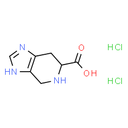 ChemSpider 2D Image | 4,5,6,7-Tetrahydro-1H-imidazo[4,5-c]pyridine-6-carboxylic acid dihydrochloride | C7H11Cl2N3O2