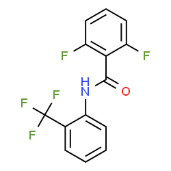 ChemSpider 2D Image | 2,6-Difluoro-N-[2-(trifluoromethyl)phenyl]benzamide | C14H8F5NO
