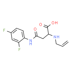 ChemSpider 2D Image | N~2~-Allyl-N-(2,4-difluorophenyl)asparagine | C13H14F2N2O3