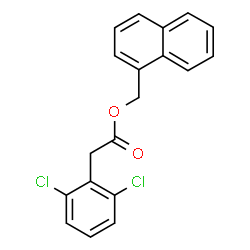 ChemSpider 2D Image | 1-Naphthylmethyl (2,6-dichlorophenyl)acetate | C19H14Cl2O2