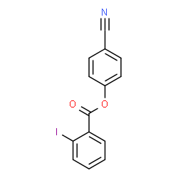 ChemSpider 2D Image | 4-Cyanophenyl 2-iodobenzoate | C14H8INO2