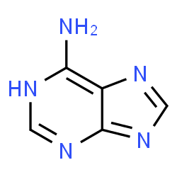 ChemSpider 2D图像|腺嘌呤| C5H5N5