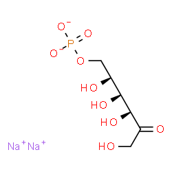ChemSpider 2D Image | Disodium 6-O-phosphonato-D-fructose | C6H11Na2O9P