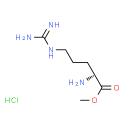 ChemSpider 2D Image | Methyl L-argininate hydrochloride (1:1) | C7H17ClN4O2