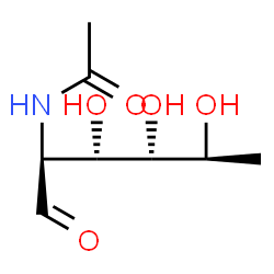 ChemSpider 2D Image | N-ACETYL-L-FUCOSAMINE | C8H15NO5