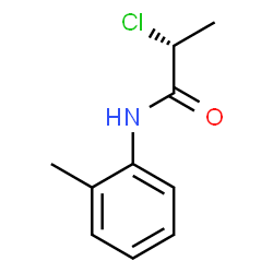 ChemSpider 2D Image | (2R)-2-Chloro-N-(2-methylphenyl)propanamide | C10H12ClNO