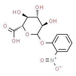 ChemSpider 2D Image | 2-Nitrophenyl D-glucopyranosiduronic acid | C12H13NO9
