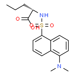 ChemSpider 2D Image | Dansyl-l-norvaline | C17H22N2O4S