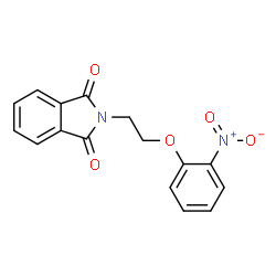 ChemSpider 2D Image | 2-(2-(2-Nitrophenoxy)ethyl)isoindoline-1,3-dione | C16H12N2O5