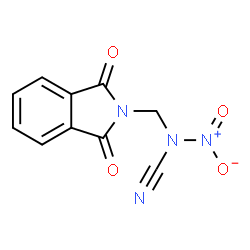 ChemSpider 2D Image | [(1,3-Dioxo-1,3-dihydro-2H-isoindol-2-yl)methyl]nitrocyanamide | C10H6N4O4