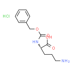 ChemSpider 2D Image | L(+)-N-Cbz-ornithine HCl | C13H19ClN2O4