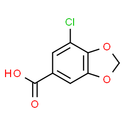 ChemSpider 2D Image | 7-Chloro-1,3-benzodioxole-5-carboxylic acid | C8H5ClO4
