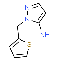 ChemSpider 2D Image | 1-(2-Thienylmethyl)-1H-pyrazol-5-amine | C8H9N3S