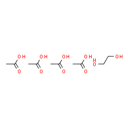 ChemSpider 2D Image | 1,2-Ethanediol - acetic acid (1:4) | C10H22O10