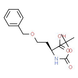 ChemSpider 2D Image | O-Benzyl-N-(tert-butoxycarbonyl)-L-homoserine | C16H23NO5